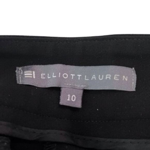 Elliott Lauren Black Cropped Wide Leg Pants Size 10 - Picture 10 of 11